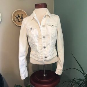 White denim jacket
